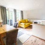 Apartment mit Hund Bad Gastein großer Wohnraum Ankogel