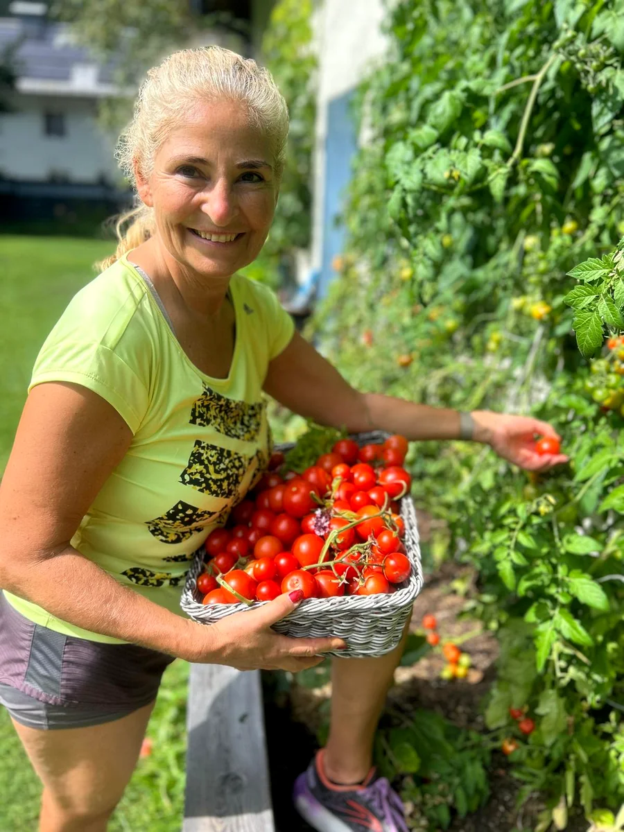 Tomaten aus dem Garten bei GRUBERS Hotel-Apartments Gastein
